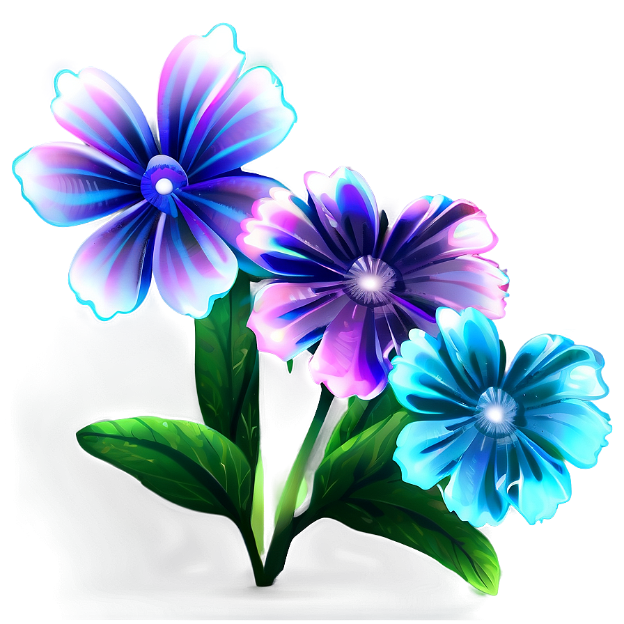 Glowing Flower Transparent Png Wja56