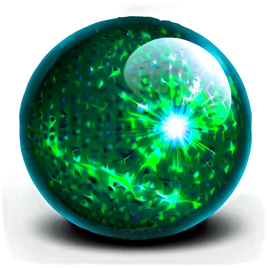 Glowing Green Orb Png 50