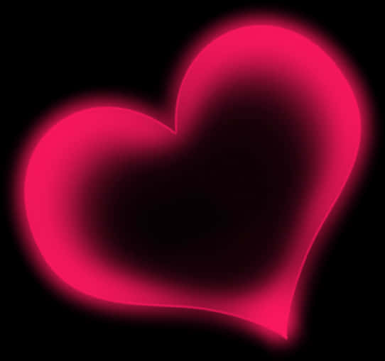 Glowing Heart Abstract