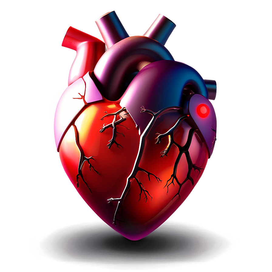 Glowing Heart Icon Png Luh