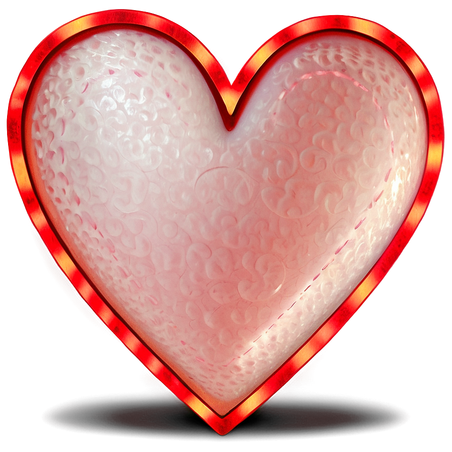 Glowing Instagram Heart Png 06212024