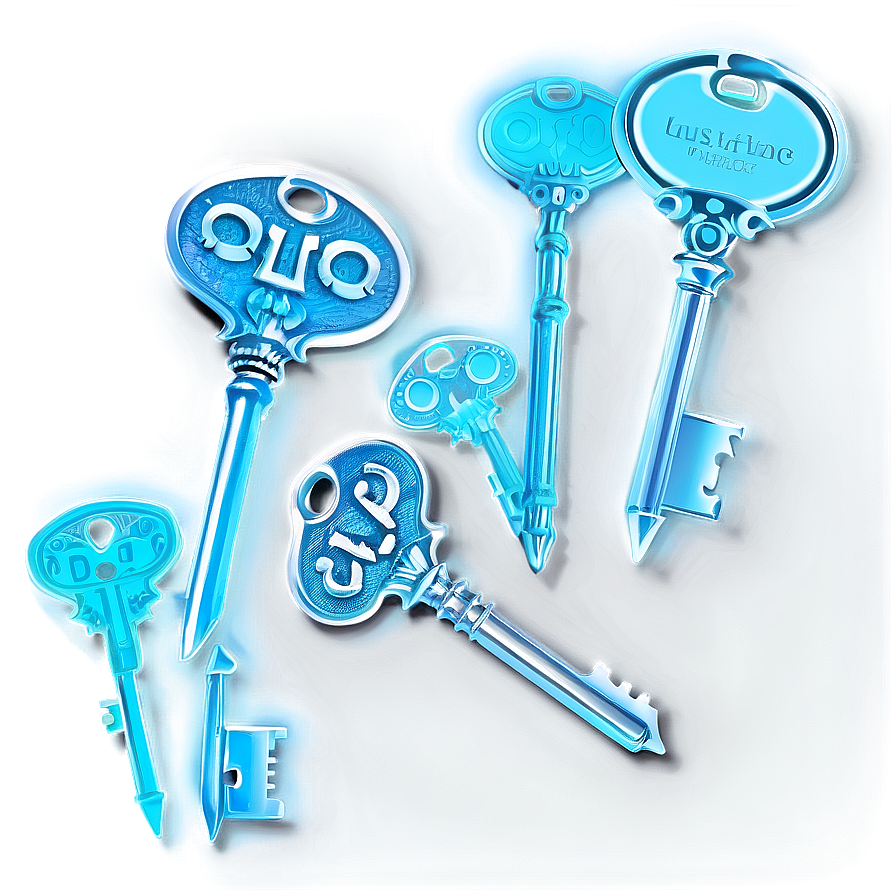 Glowing Keys Png 05242024