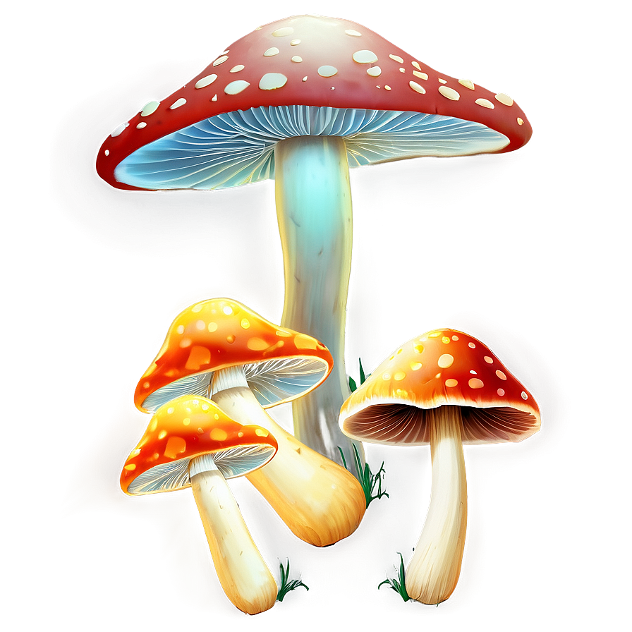 Glowing Mushrooms Png Cuq89