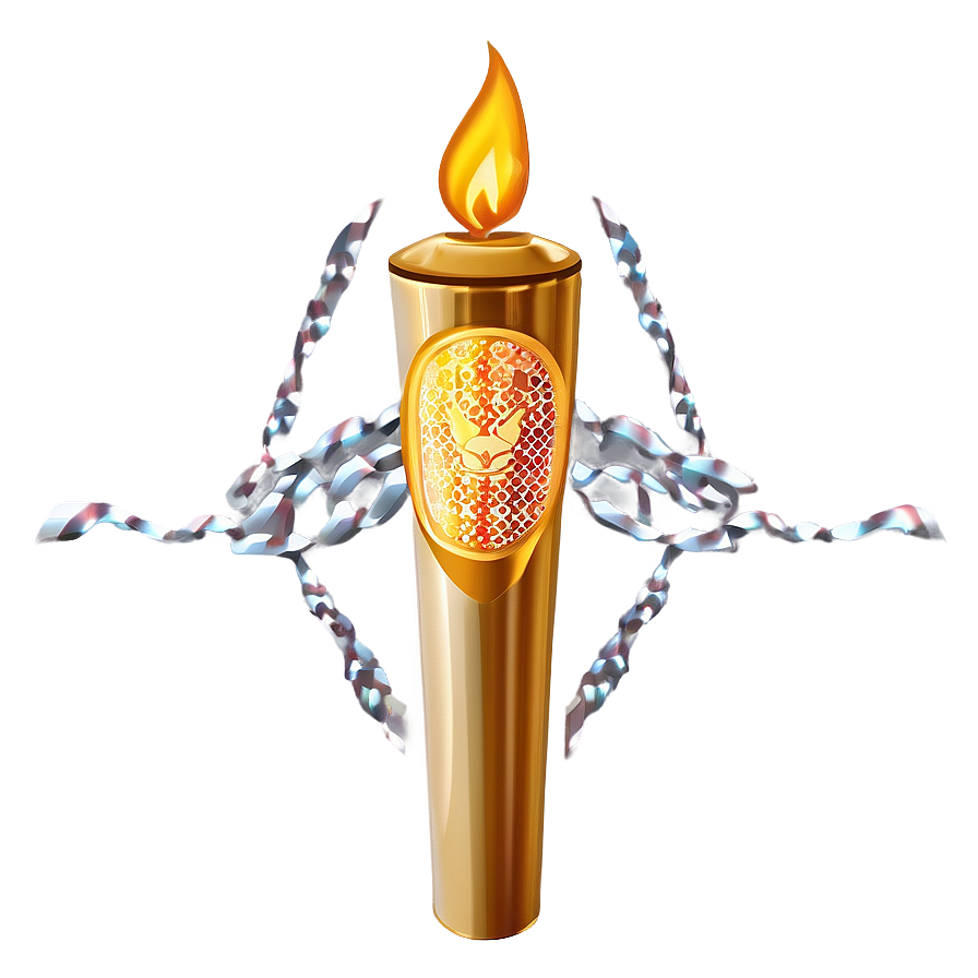 Glowing Olympic Torch Png 06272024