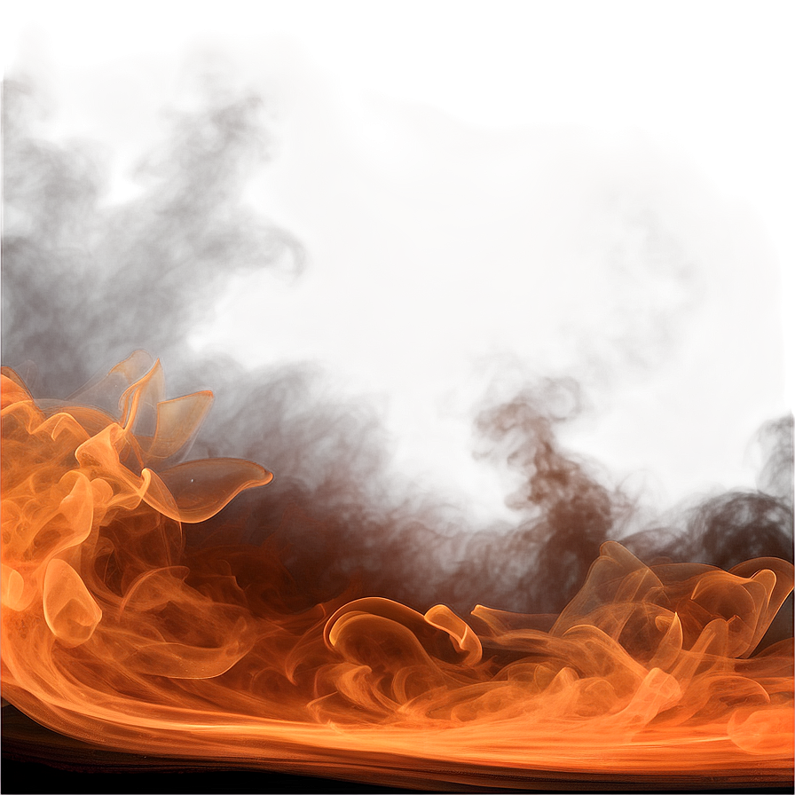 Glowing Orange Smoke Ambiance Png Cxs9