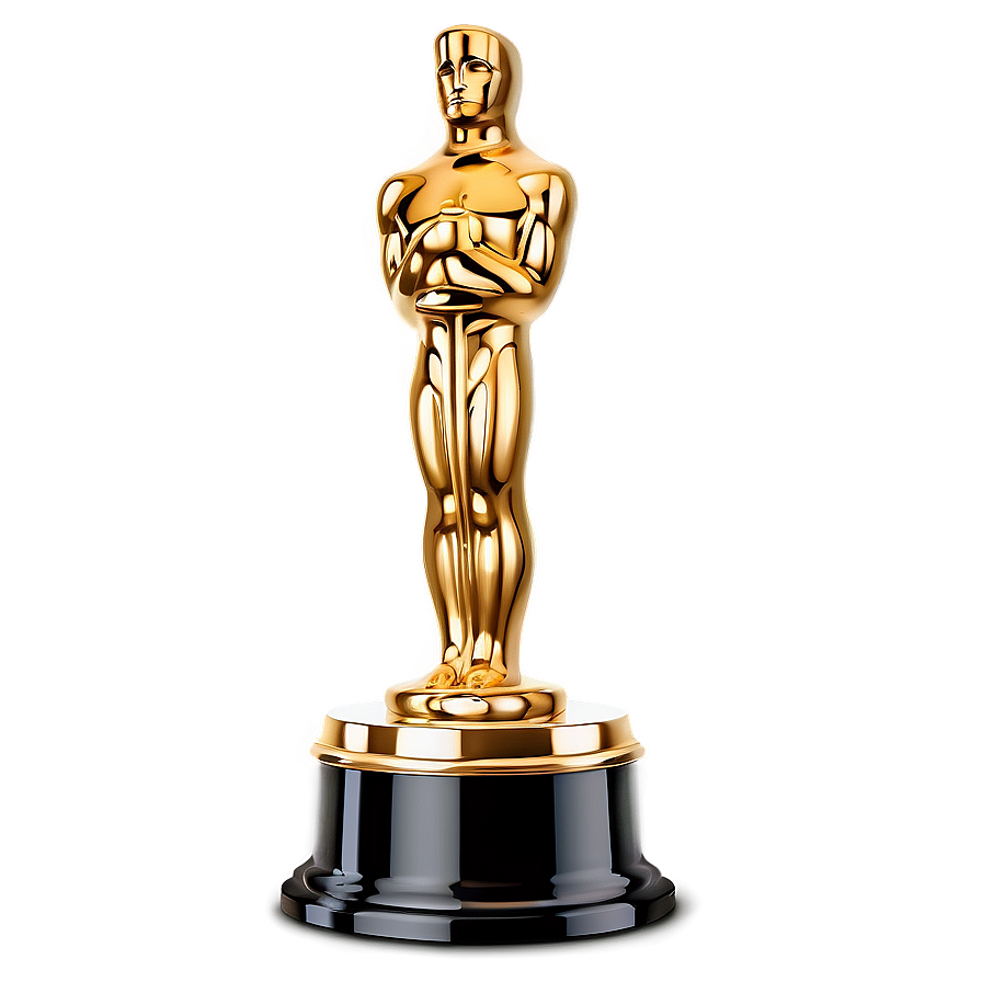 Glowing Oscar Trophy Png 99