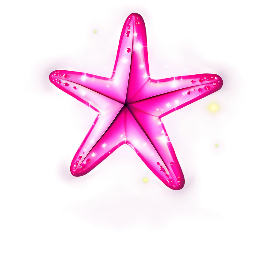 Glowing Pink Stars Png Cku42