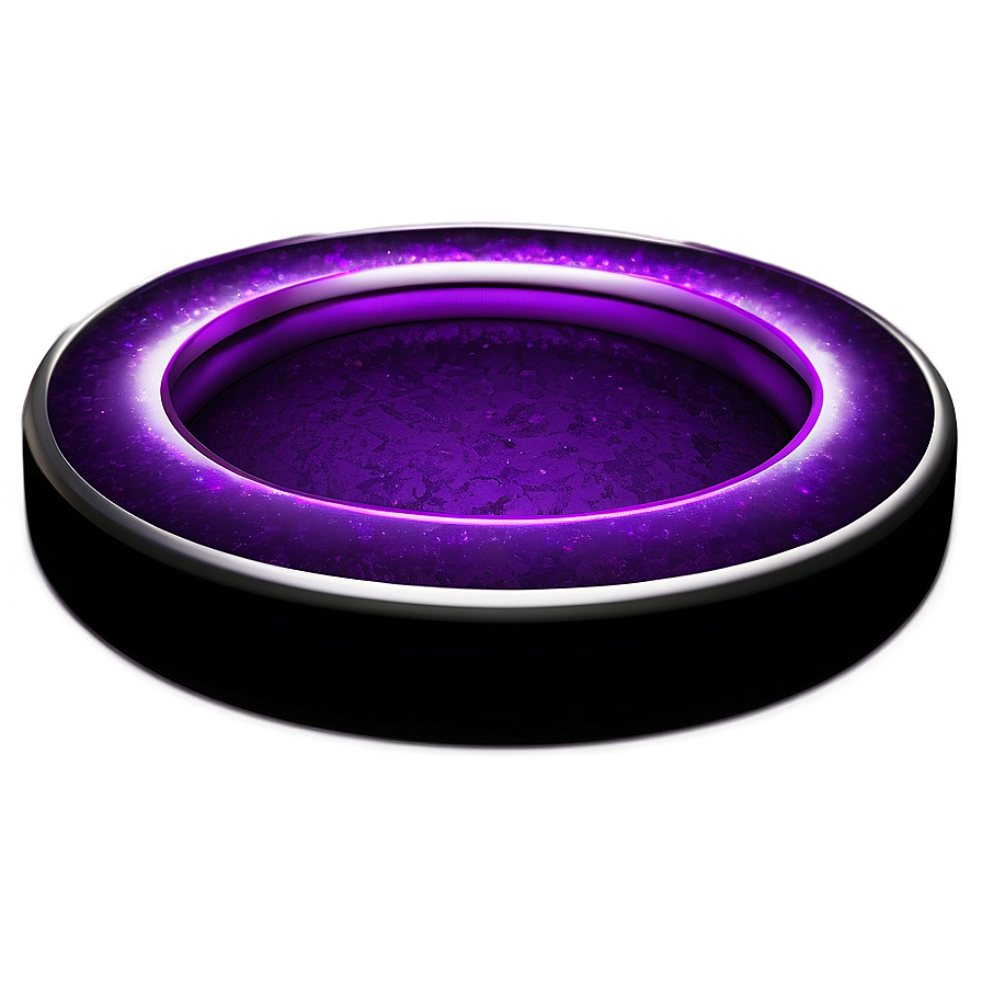 Glowing Purple Circle Emblem Png Uyy42