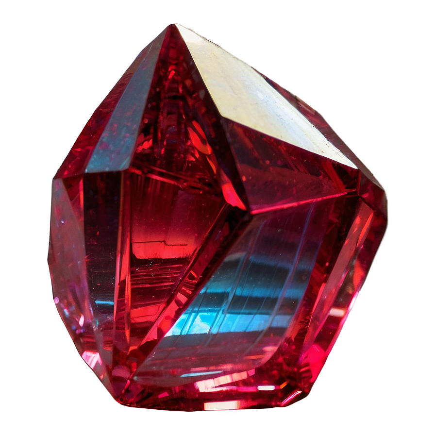 Glowing Red Crystal Png Aju