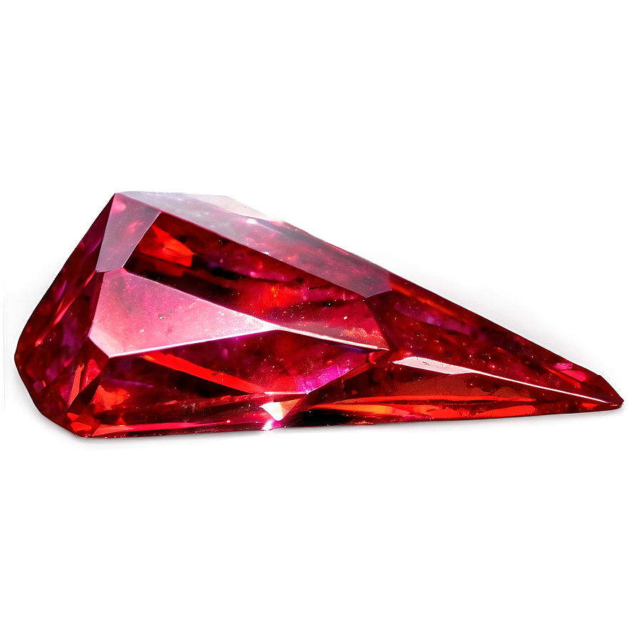 Glowing Red Crystal Png Qrq