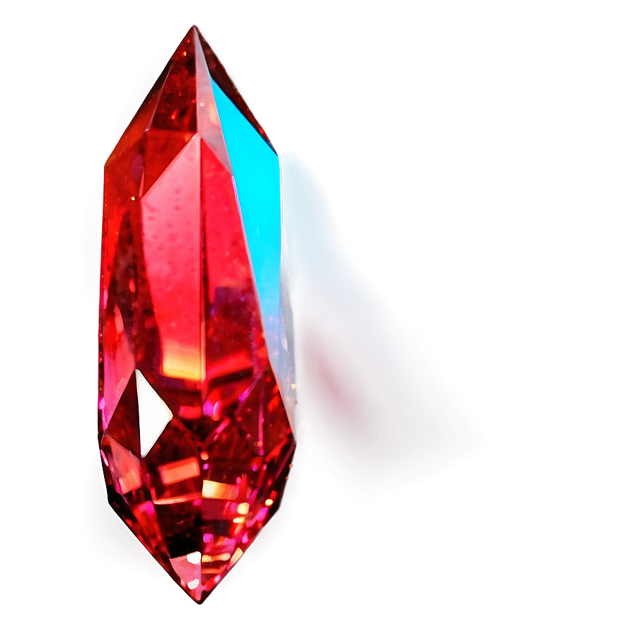 Glowing Red Crystal Png Vnx79