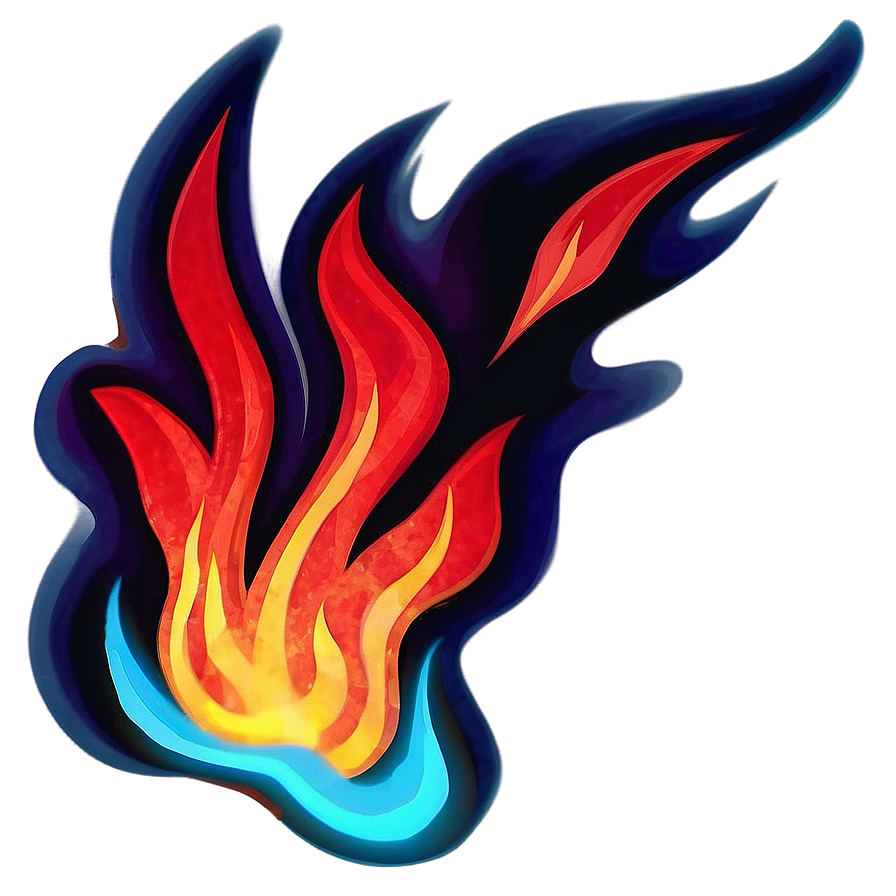 Glowing Red Fire Symbol Png 1