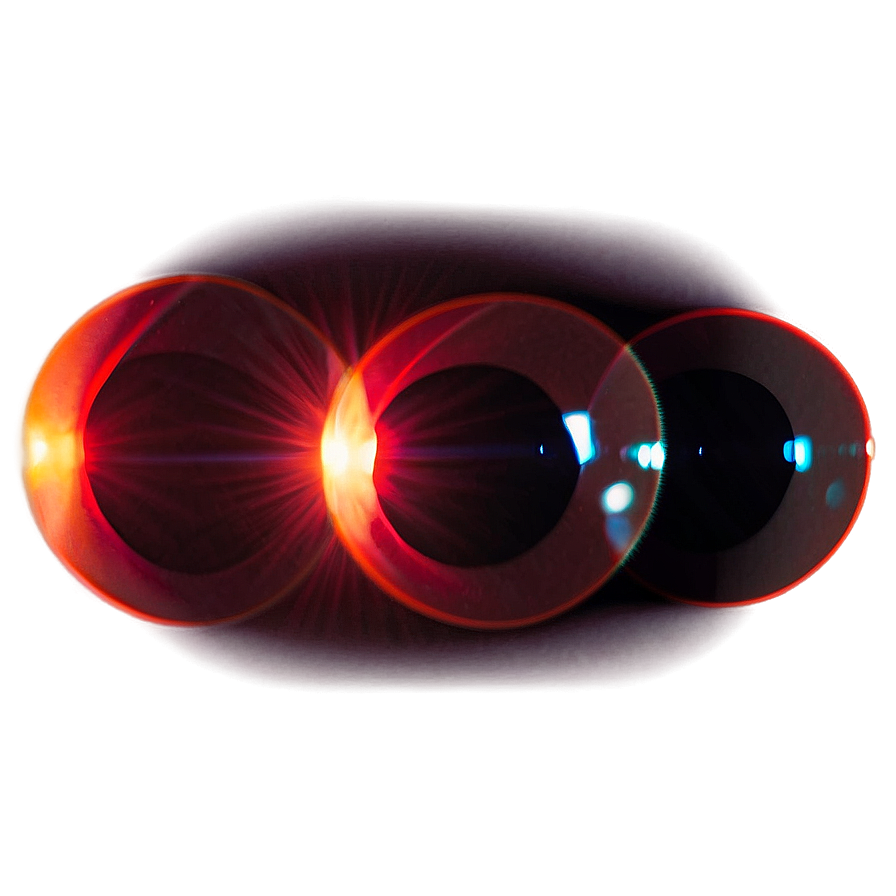 Glowing Red Lens Flare Transparent Png Inb