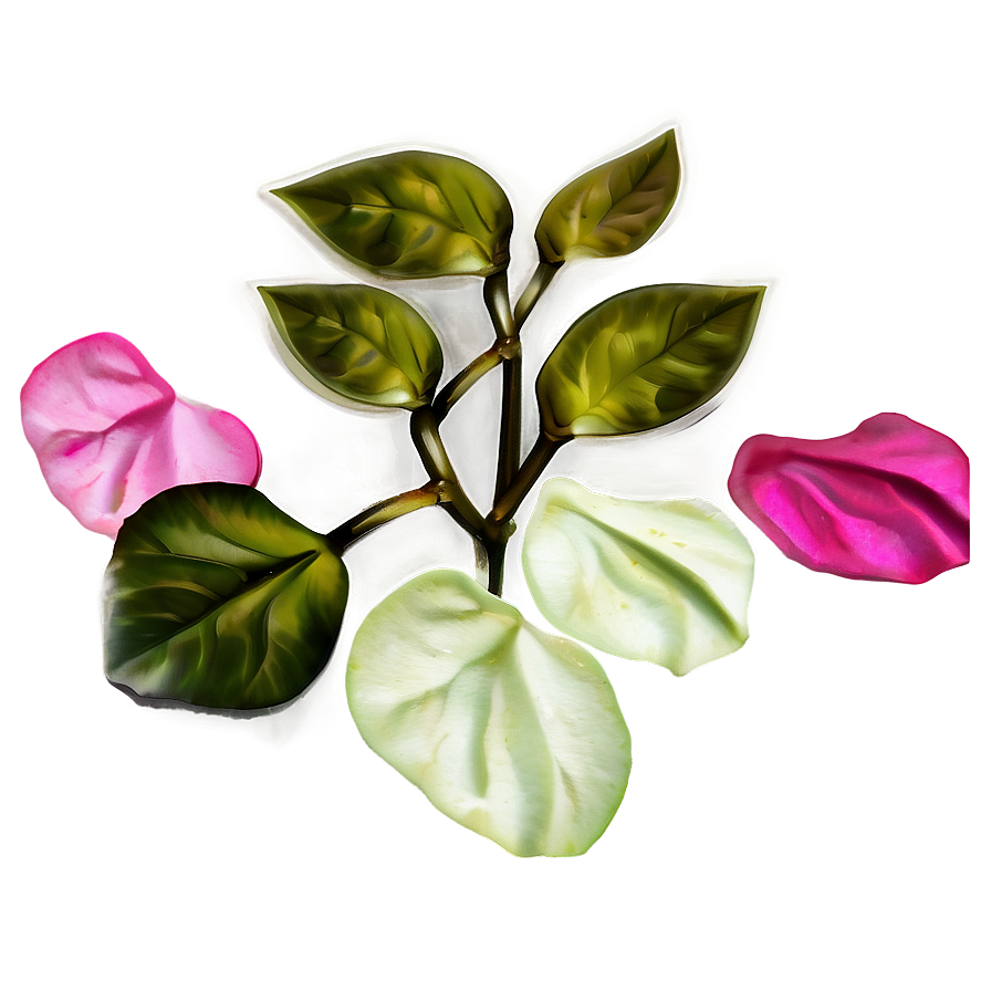 Glowing Rose Petals Png 05252024