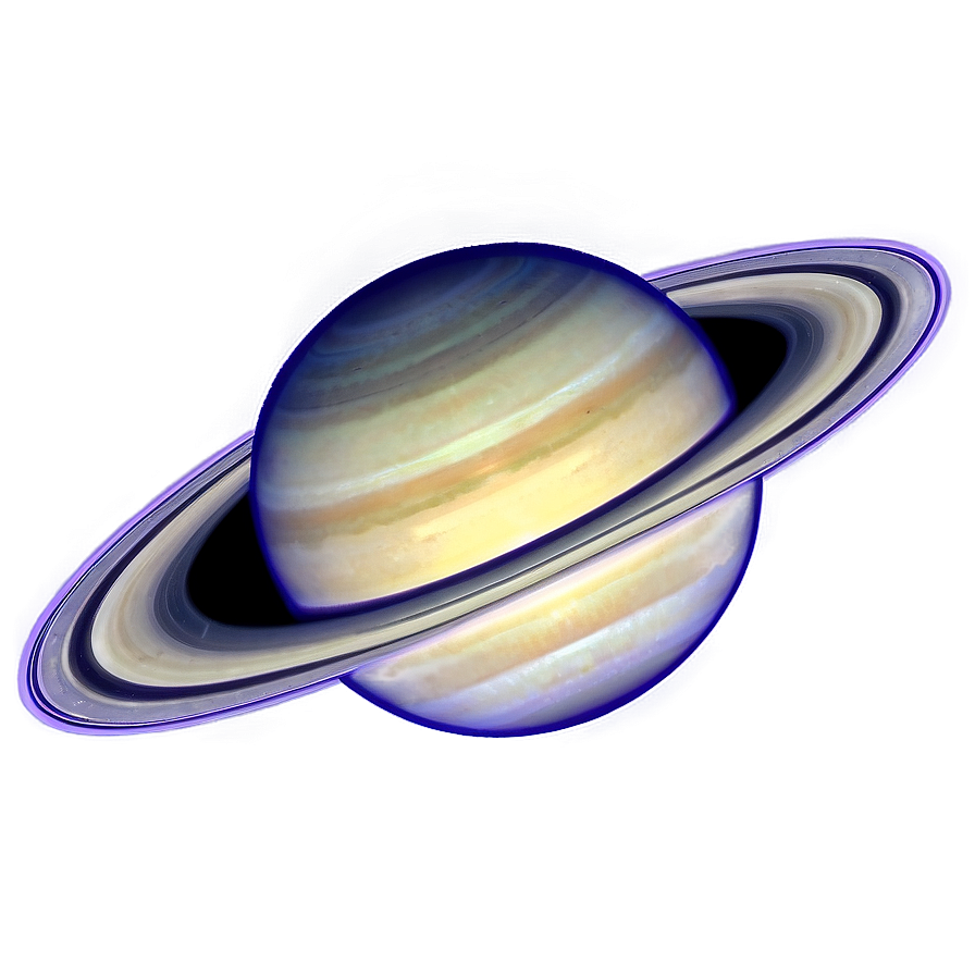 Glowing Saturn Picture Png Bdx