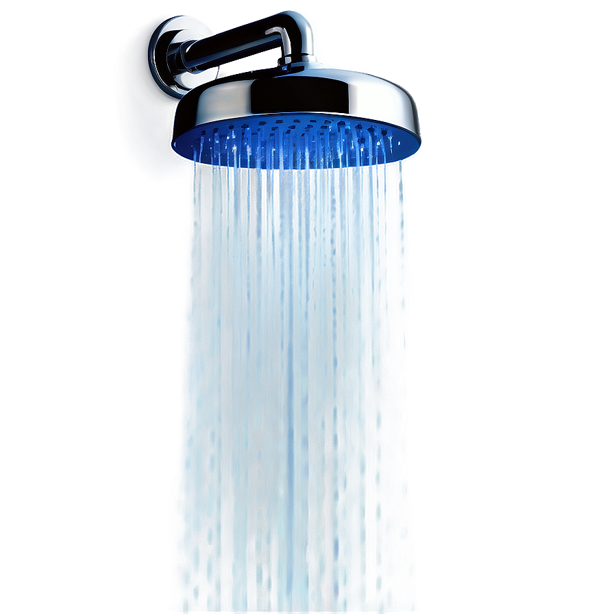 Glowing Shower Water Png 84