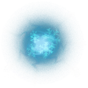 Glowing Snowflake Design