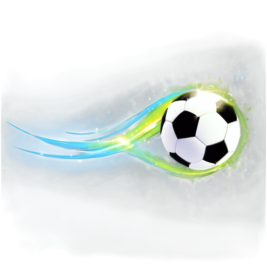 Glowing Soccer Ball Art Png 43