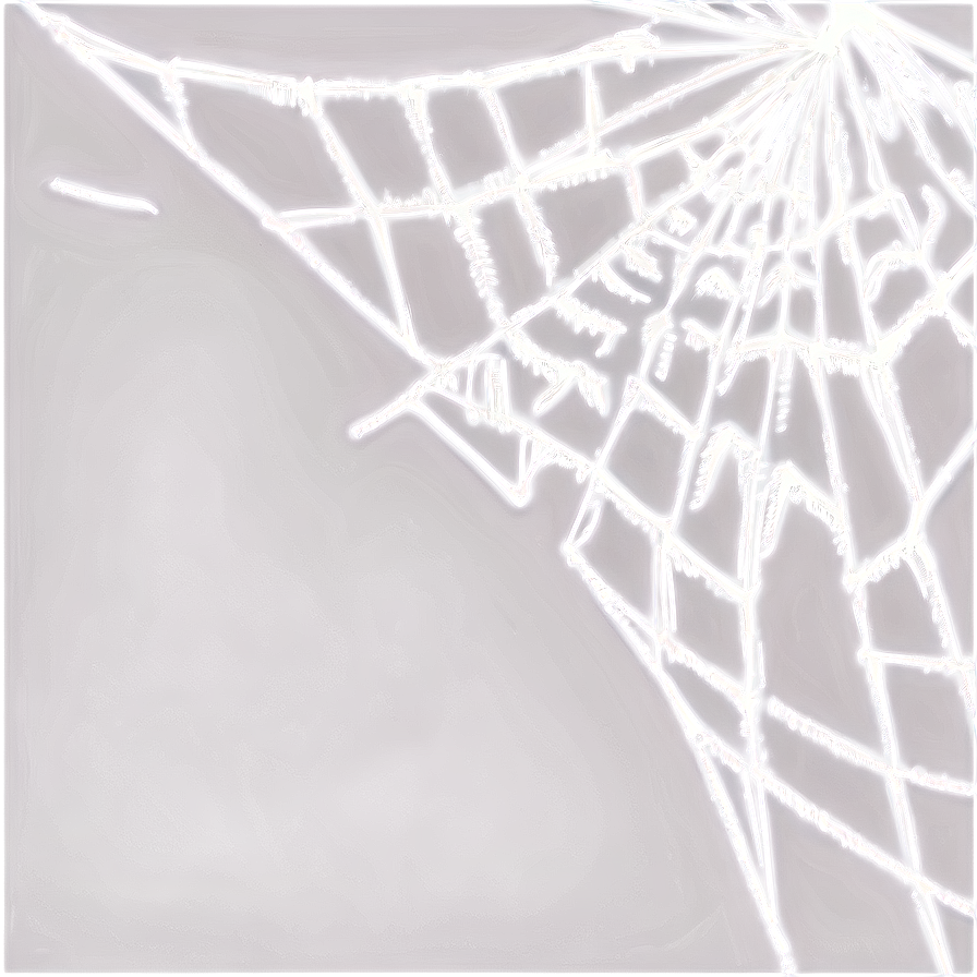 Glowing Spider Web Art