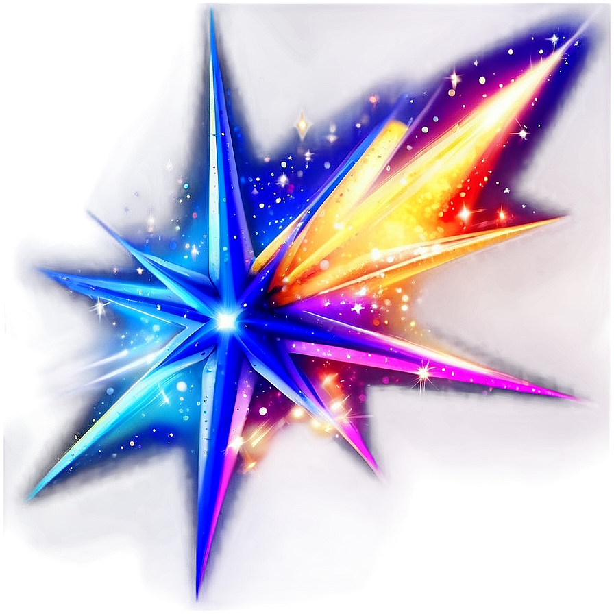 Glowing Star Sparkle Png Ptv93