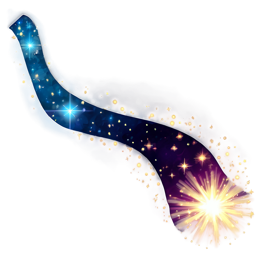 Glowing Stardust Trail Png Nnj