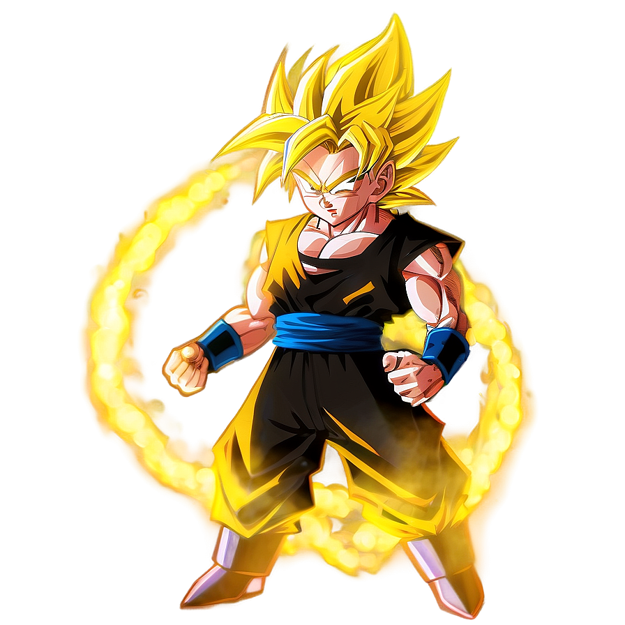 Glowing Super Saiyan Hair Png Jkj