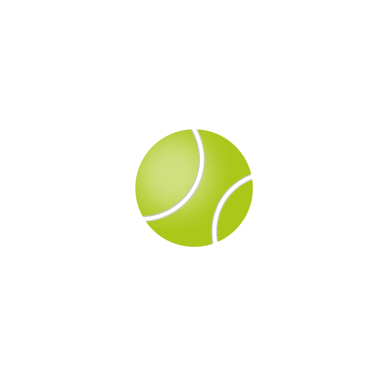 Glowing Tennis Ball Black Background