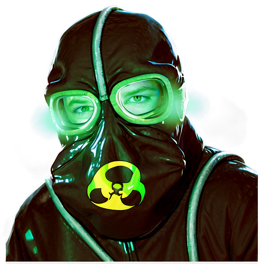 Glowing Toxic Hazard Png Ojg34