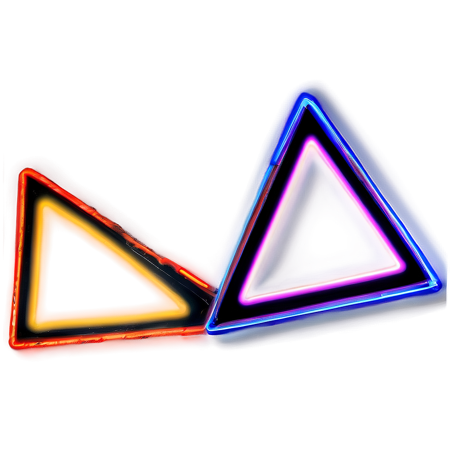 Glowing Triangle Border Png Kys