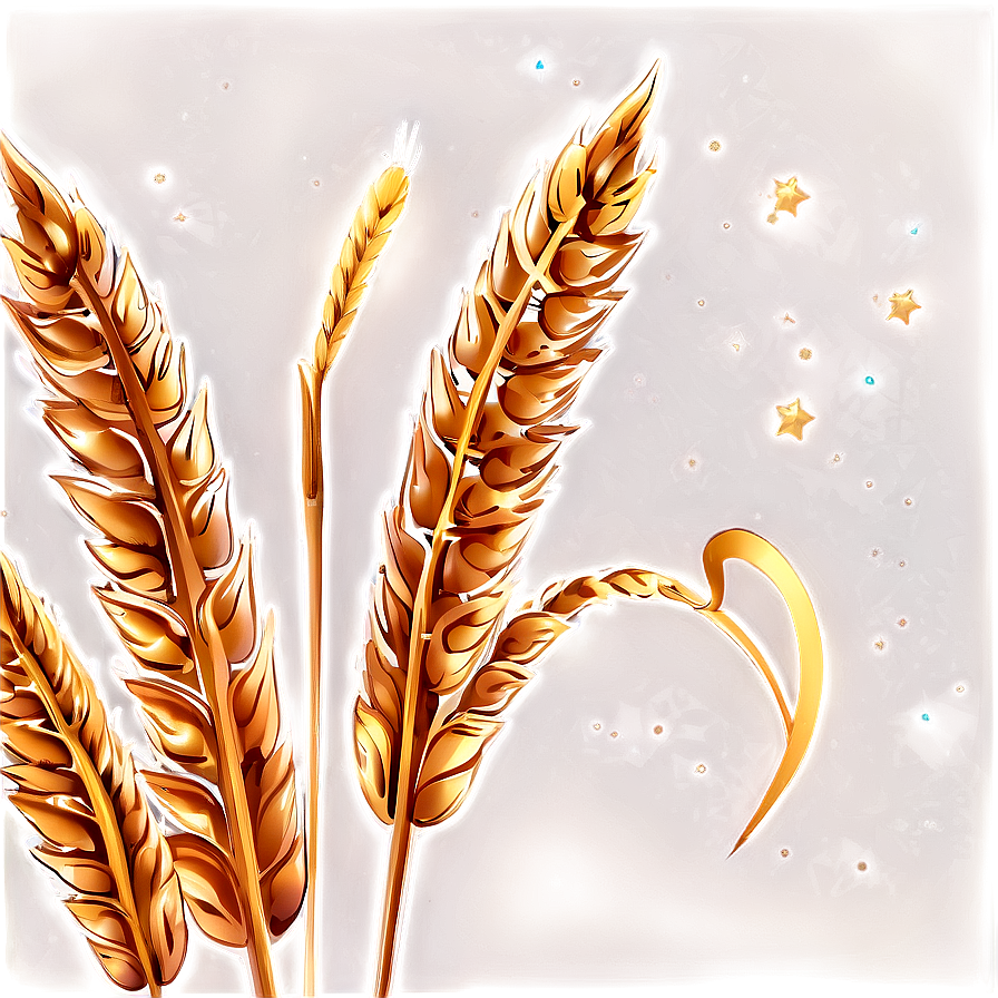 Glowing Wheat Under Moonlight Png 78