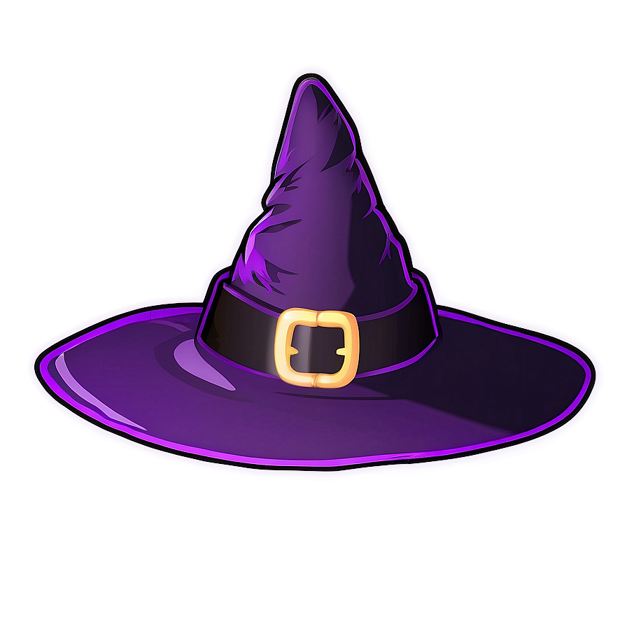 Glowing Witch Hat Png 05252024
