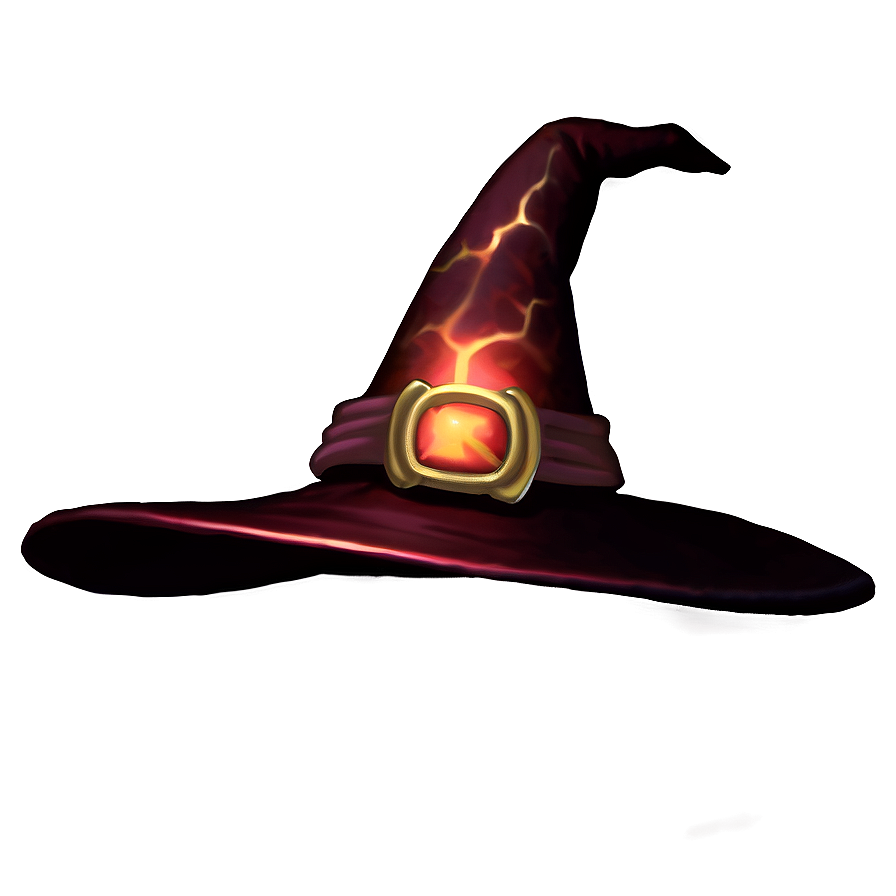 Glowing Witch Hat Png 6