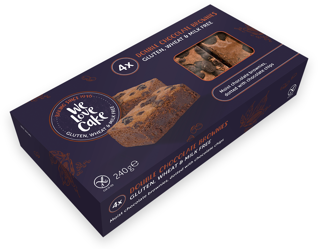 Gluten Free Double Chocolate Brownies Packaging