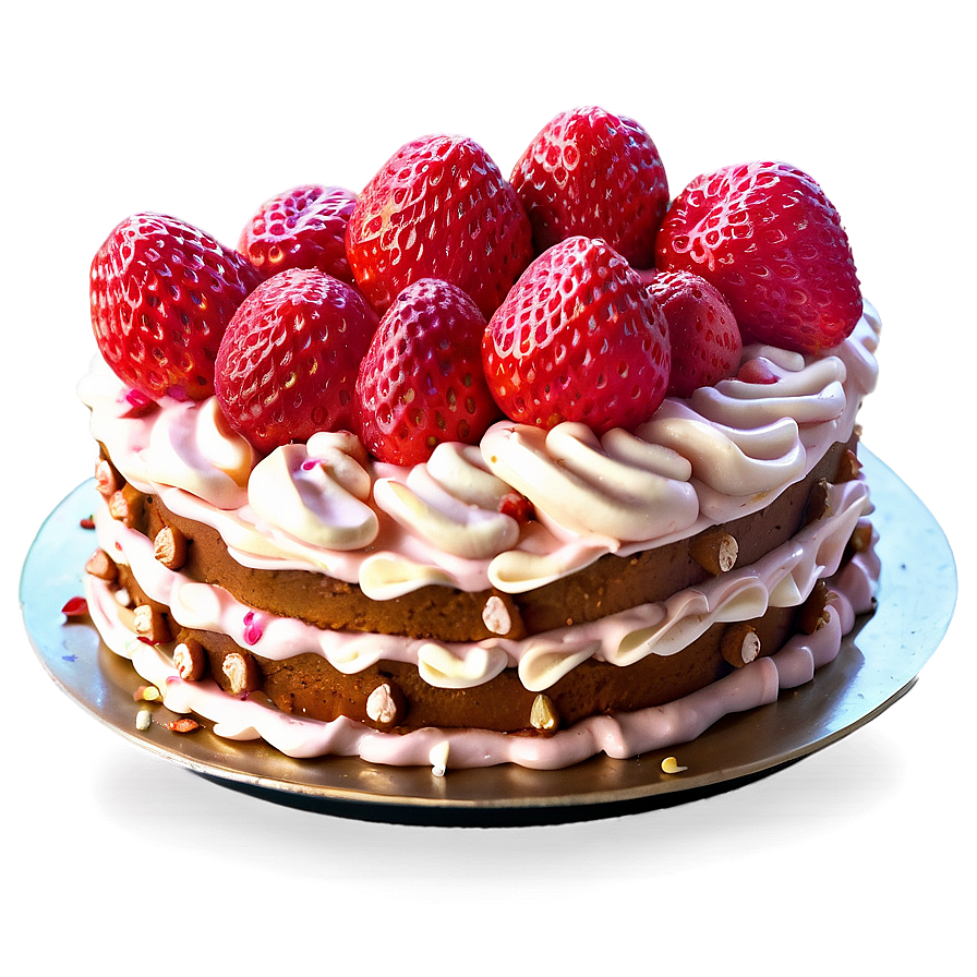 Gluten-free Strawberry Cake Png 06212024