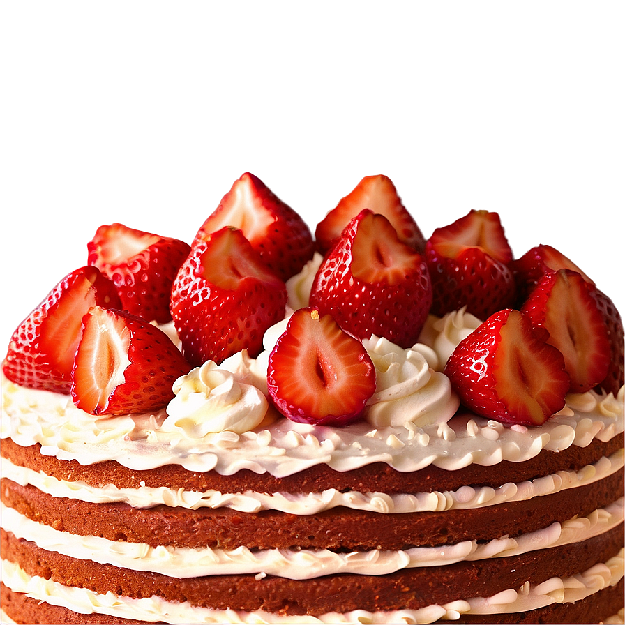 Gluten-free Strawberry Cake Png Omk