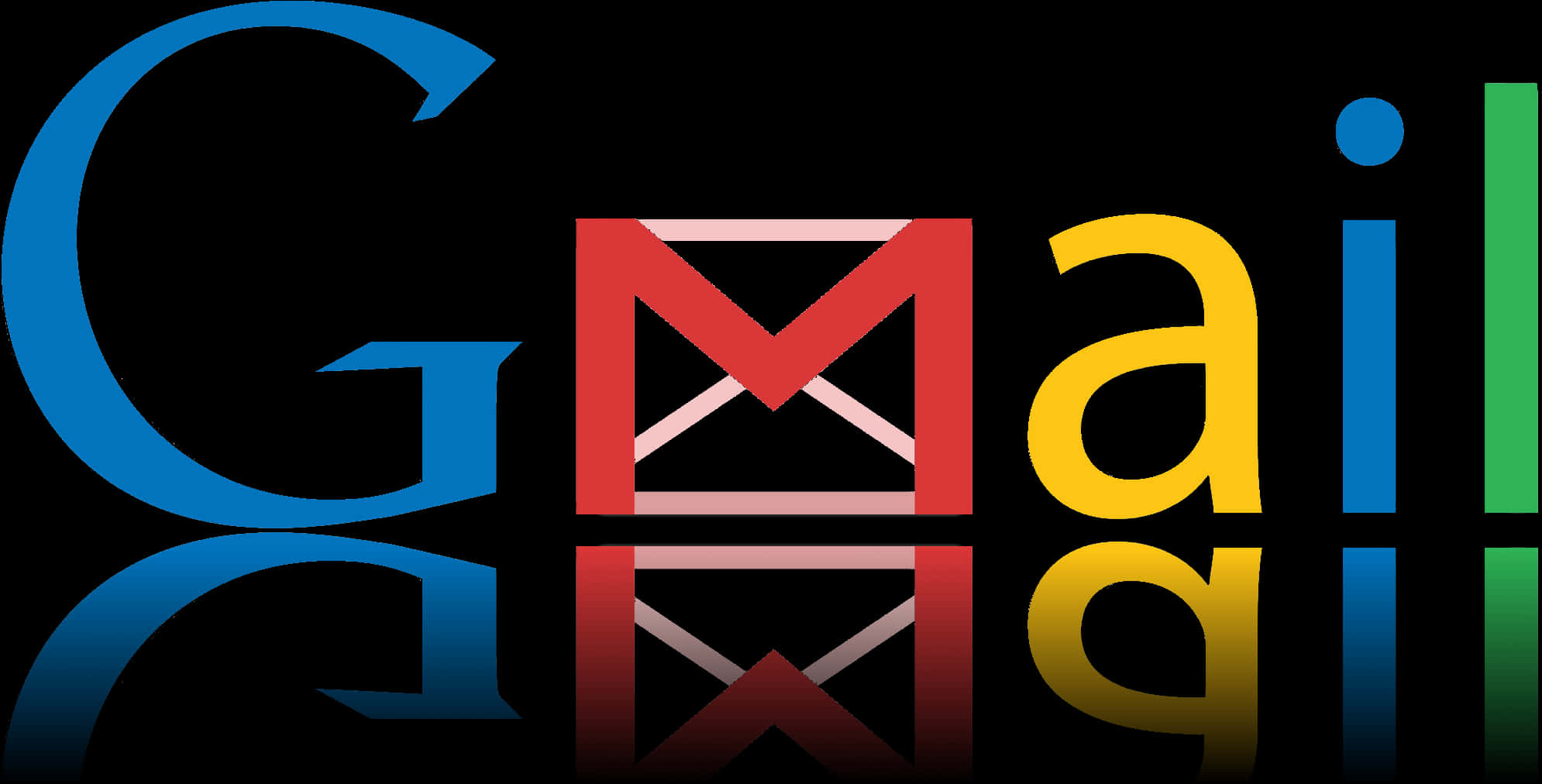 Gmail Logo Reflection