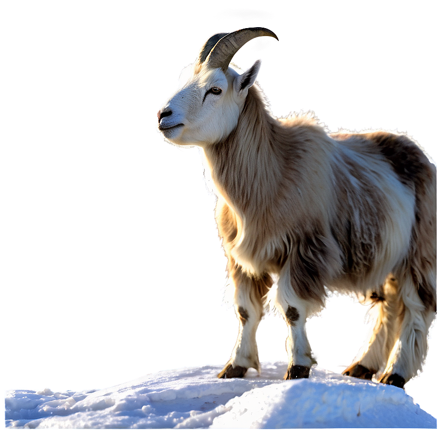 Goat On Mountain Png Idk9