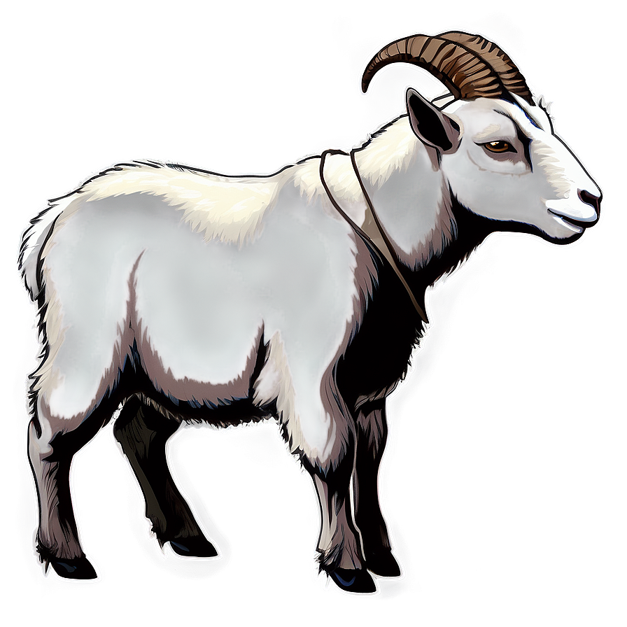Goat Outline Png 47