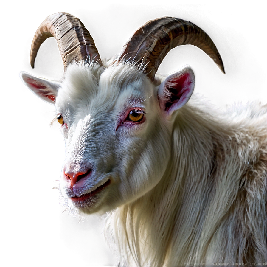 Goat With Horns Png 05232024