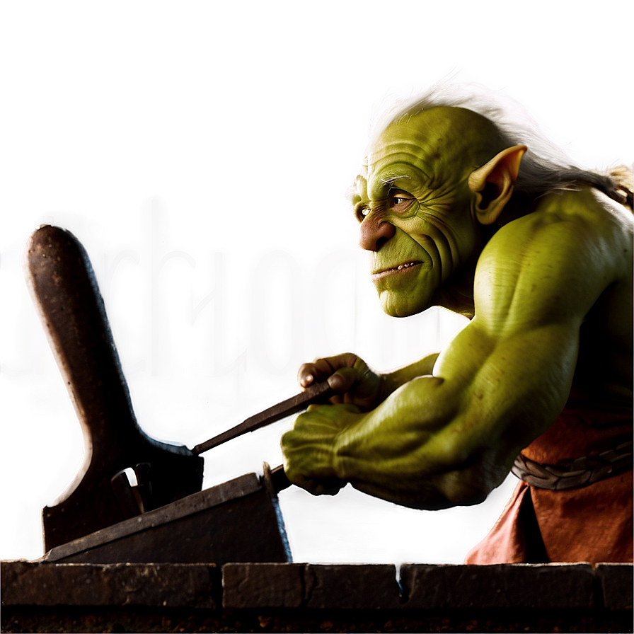 Goblin Blacksmith At Work Png 05252024