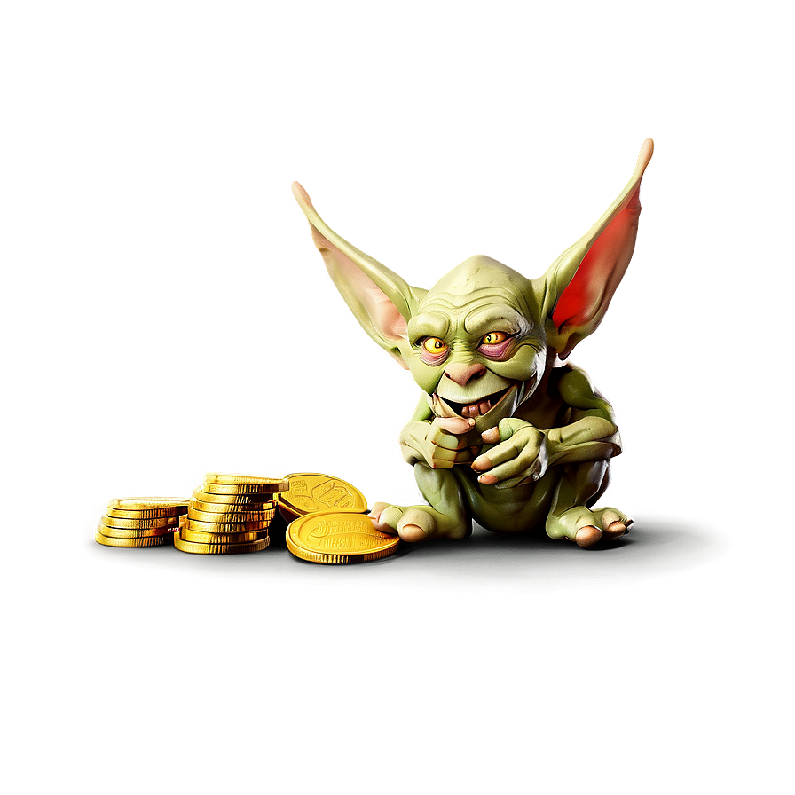 Goblin With Golden Coins Png Sku