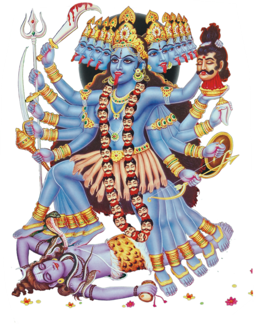 Goddess Durga Defeating Mahishasura