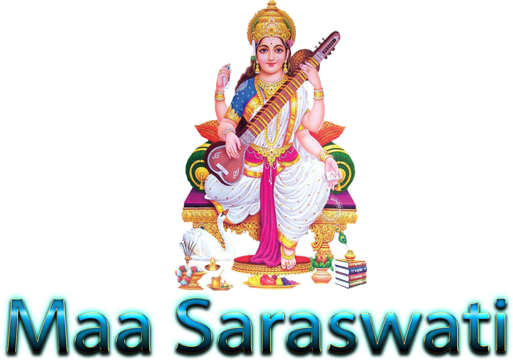 Goddess Saraswati Illustration