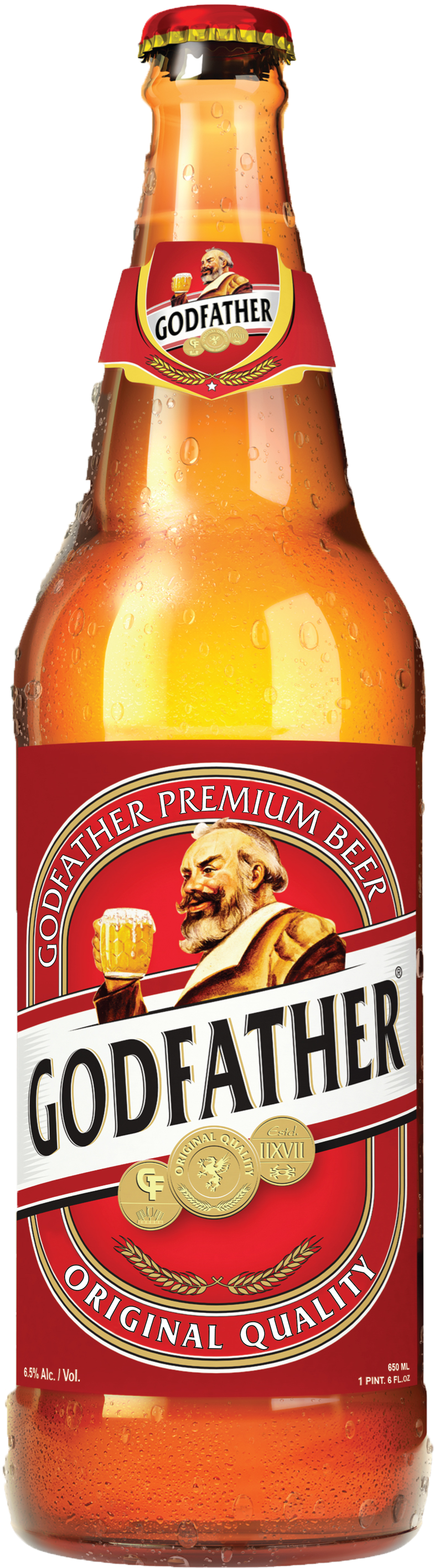 Godfather Premium Beer Bottle