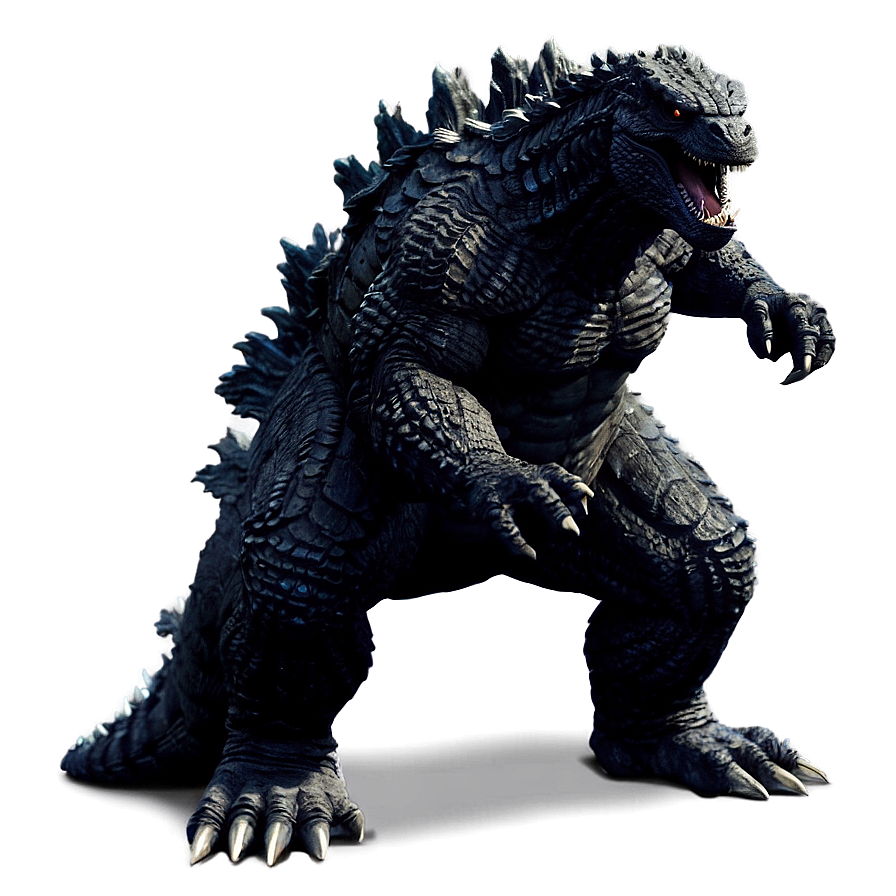 Godzilla 2014 Defensive Stance Png Fuv