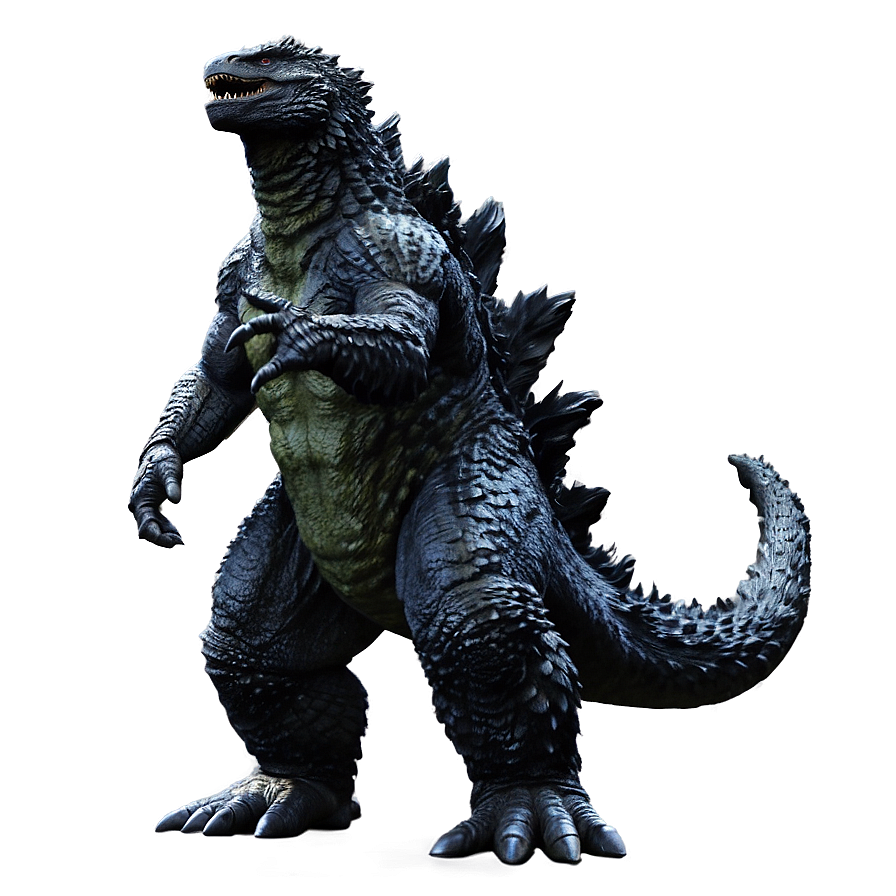 Godzilla 2014 Wading Through Ocean Png Lya30