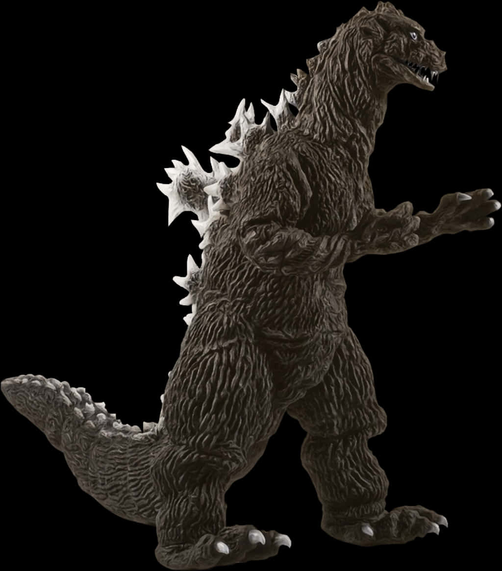 Godzilla Figure Isolated Background