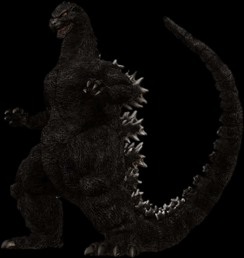 Godzilla Iconic Monster Silhouette