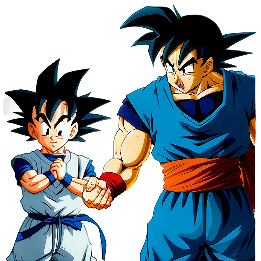 Goku And Gohan Father Son Moment Png 44