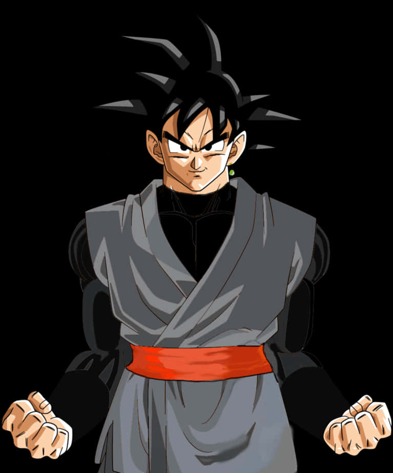 Goku_ Black_ Portrait_ D B Z